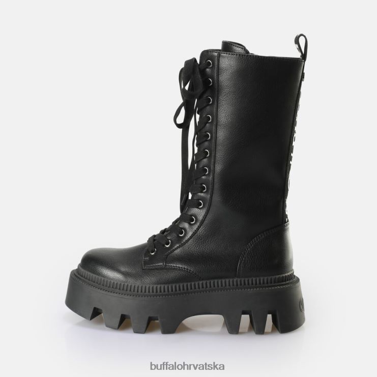 crno Buffalo flora laceup hi boot vegan |čizme TDD6T649